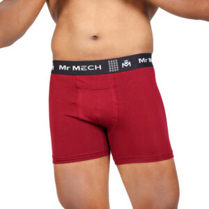 Pac of [ 2 pcs] Red Maroon Cool fit Trunk [Red & Navy ]